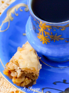 Lucy's Baklava combine layers of buttery phyllo dough, crunchy walnuts laced with cinnamon, and lemon-scented syrup to create a memorable dessert!