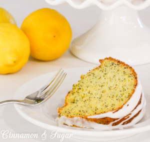 Lemon Poppy Seed Bundt Cake with Lemon Glaze will be a hit with it's supremely moist crumb and refreshing, lemony flavor. 