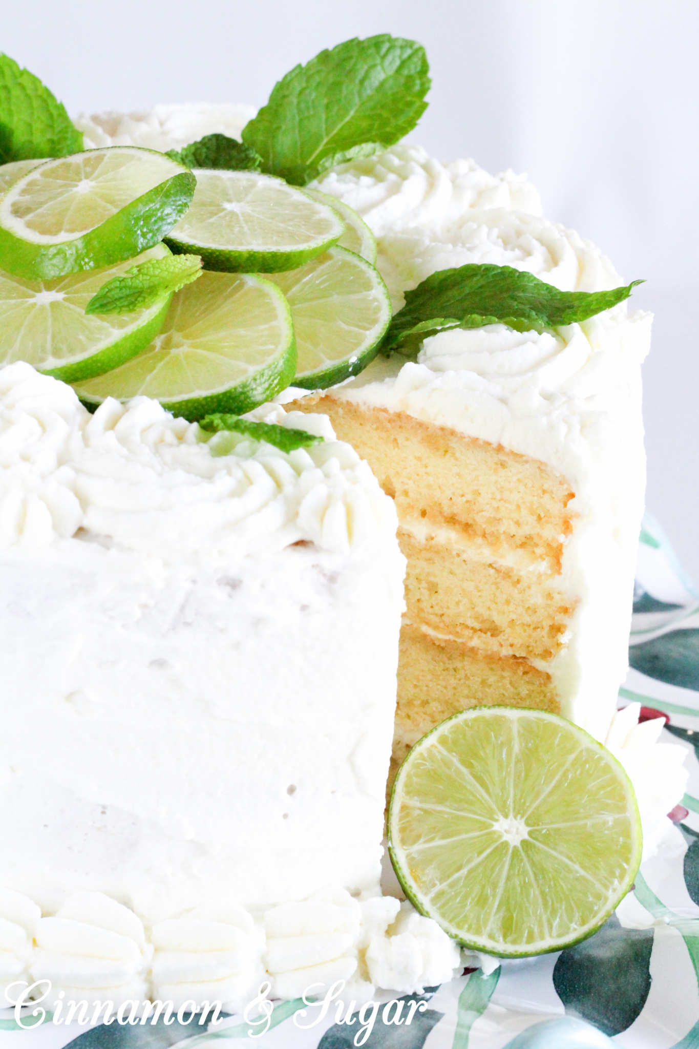 Mojito Cake - Cinnamon and Sugar