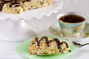 Dark Chocolate and Orange Scones combine two popular flavors in buttery scones while a drizzle of dark chocolate gives taste buds a sudden burst of flavor!