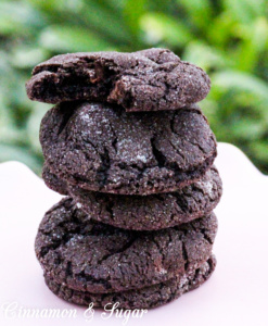Double Chocolate Chili Cookies have a bit of hot spice that adds to the depth of the chocolate. Chocolate chips adds a burst of flavor to each bite.