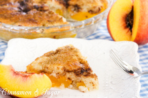 Lazy Girl Peach Pie is a cobbler-style pie and uses simple pantry and dairy staples to create a warm, homey dessert that's perfect with a scoop of vanilla ice cream!