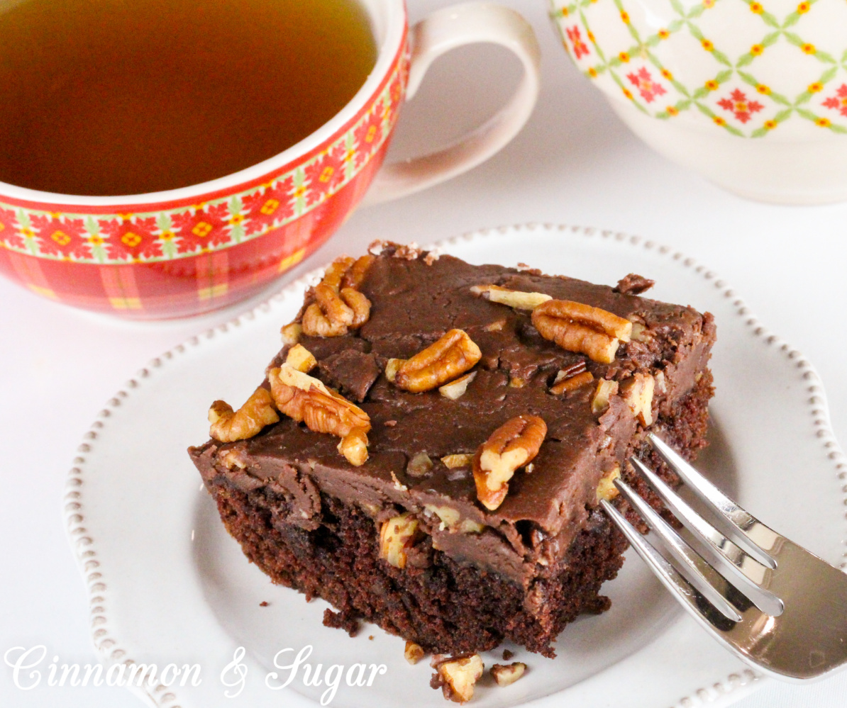 Spanish Chocolate Cake Cinnamon and Sugar