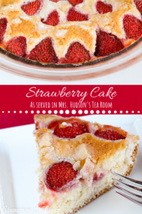 Tender, moist vanilla Strawberry Cake is topped with loads of fresh strawberries and is as delicious as it is beautiful without having to rely on frosting.