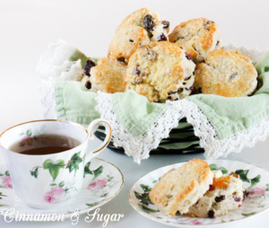 Bertie Sparks’s Proper English Scones are Buttery and rich, and with the addition of dried fruit there's sweetness to each bite. Recipe shared with permission granted by Mary Lee Ashford, author of GAME OF SCONES. For the full recipe please visit: https://cinnamonsugarandalittlebitofmurder.com