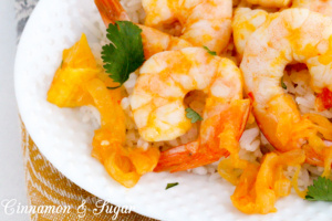 Spot Prawns with Citrus and Harissa combine an explosions of flavors that complement each other, creating a delectable meal that will earn rave reviews! Recipe shared with permission granted by Leslie Karst, author of MURDER FROM SCRATCH.