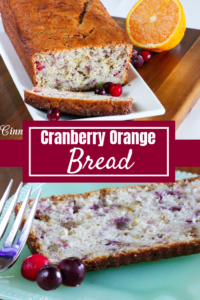 Tart cranberries, zingy orange zest and orange juice and crunchy walnuts combine to create delectable Cranberrry Orange Bread. Recipe created by Maddie Day, author of cozy mystery MURDER ON CAPE COD.