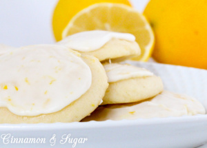 Lemon Ricotta Cookies are super moist lemony, cake-like cookies, thanks to the ricotta cheese while the icing brings an extra bite of tart & sweet flavors. Recipe shared from Debra Sennefelder, author of THE HIDDEN CORPSE.