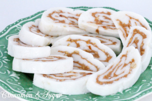 Potatoes sweetened with powdered sugar for the dough, rolled and then spread with peanut butter, Peanut Butter and Spuds Candy is a unique Irish confection! Recipe shared with permission granted by Chef Noel McMeel, author of IRISH PANTRY via Carlene O'Connor, author of MURDER IN AN IRISH PUB.