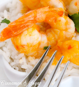 Spot Prawns with Citrus and Harissa combine an explosions of flavors that complement each other, creating a delectable meal that will earn rave reviews! Recipe shared with permission granted by Leslie Karst, author of MURDER FROM SCRATCH.