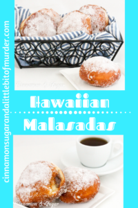 Popular in Hawaii, malasadas are rich with eggs, butter and milk. Deep-fried, then coated with sugar, these pillowy donuts are filled with coconut or chocolate custard. Recipe shared with permission granted by Josi Avari, author of NEST EGG.