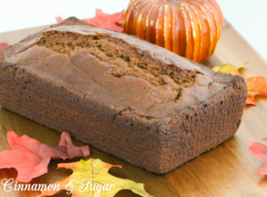 Tender and moist without using a lot of vegetable oil, this pumpkin bread is full of warm spices and whole wheat flour that enhance the pumpkin. Recipe shared with permission granted by Barbara Ross, author of HAUNTED HO-- USE MURDER.