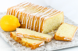 Lemon Lavender Cake...an utterly delicious and elegant combination of flavors and is a yummy treat for breakfast, tea time, or dessert. Recipe shared with permission granted by Amy Patricia Meade, author of GARDEN CLUB MURDER.