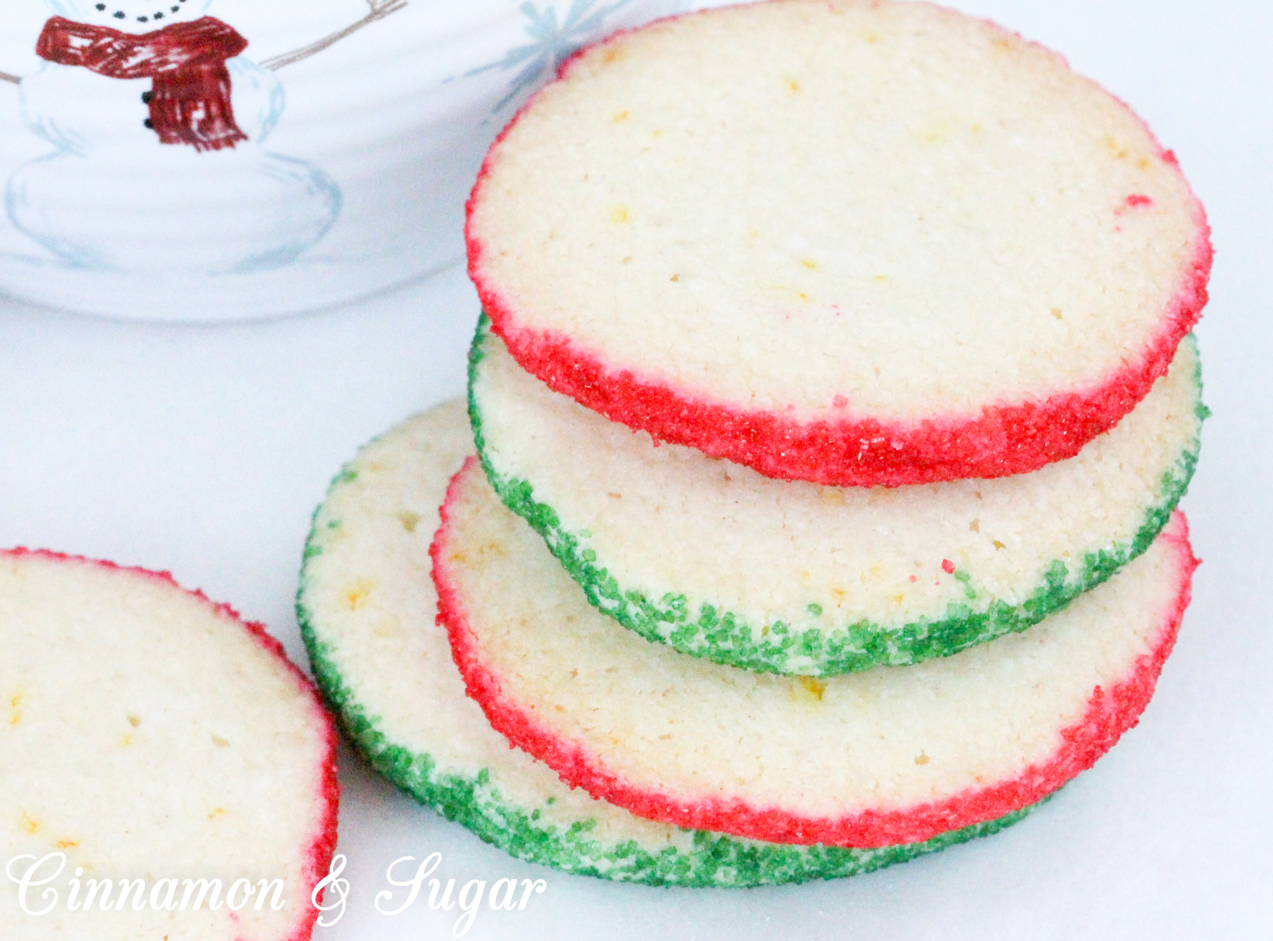 Originating in France, Orange Sablés are a shortbread-style cookie with a buttery, melt-in-your mouth texture. With the addition of colored sanding sugar, these refreshing orange cookies are perfect for any holiday.