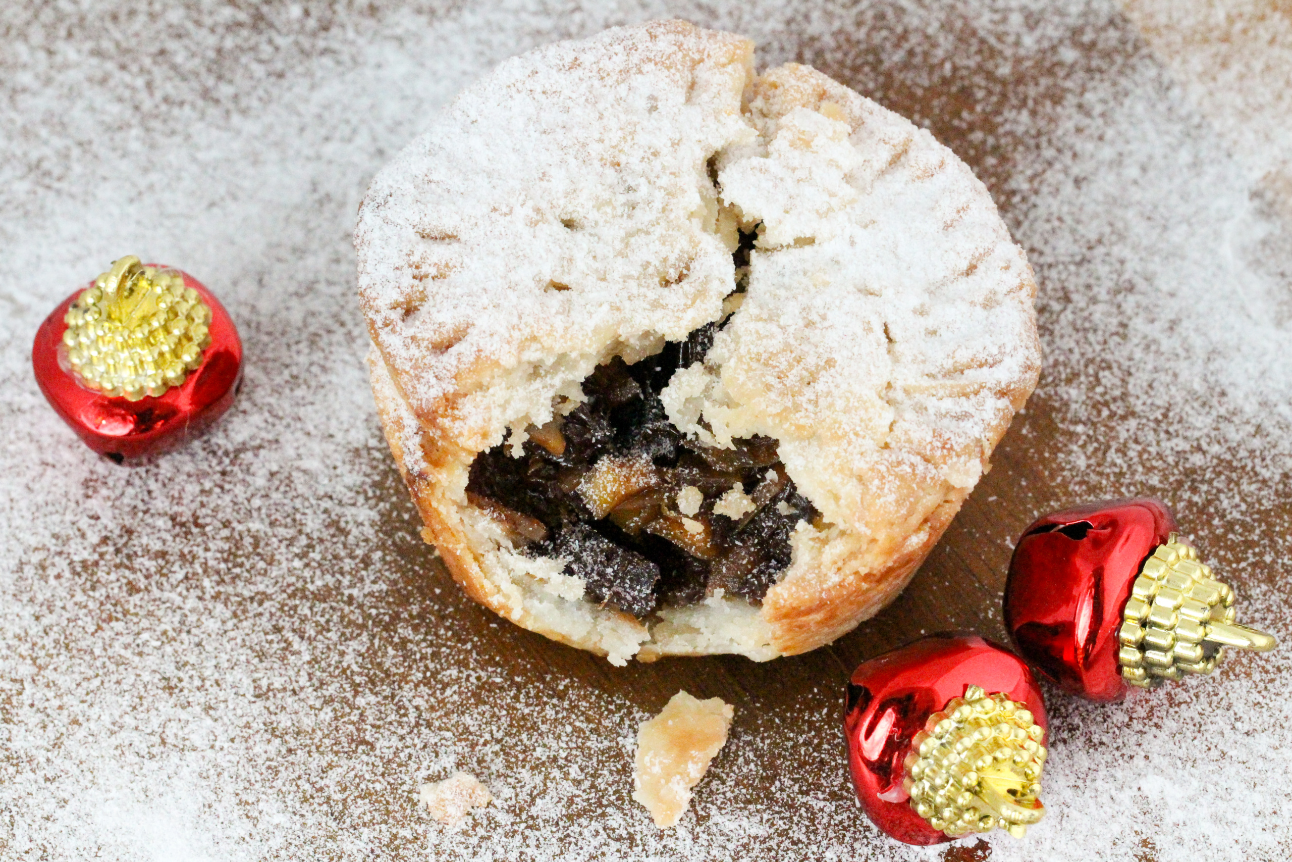 A mixture of dried fruits, sugar, spices, and brandy, Christmas Mince Pie is a traditional British holiday dessert. Recipe shared with permission granted by H.Y. Hanna, author of THE MOUSSE WONDERFUL TIME OF THE YEAR. 