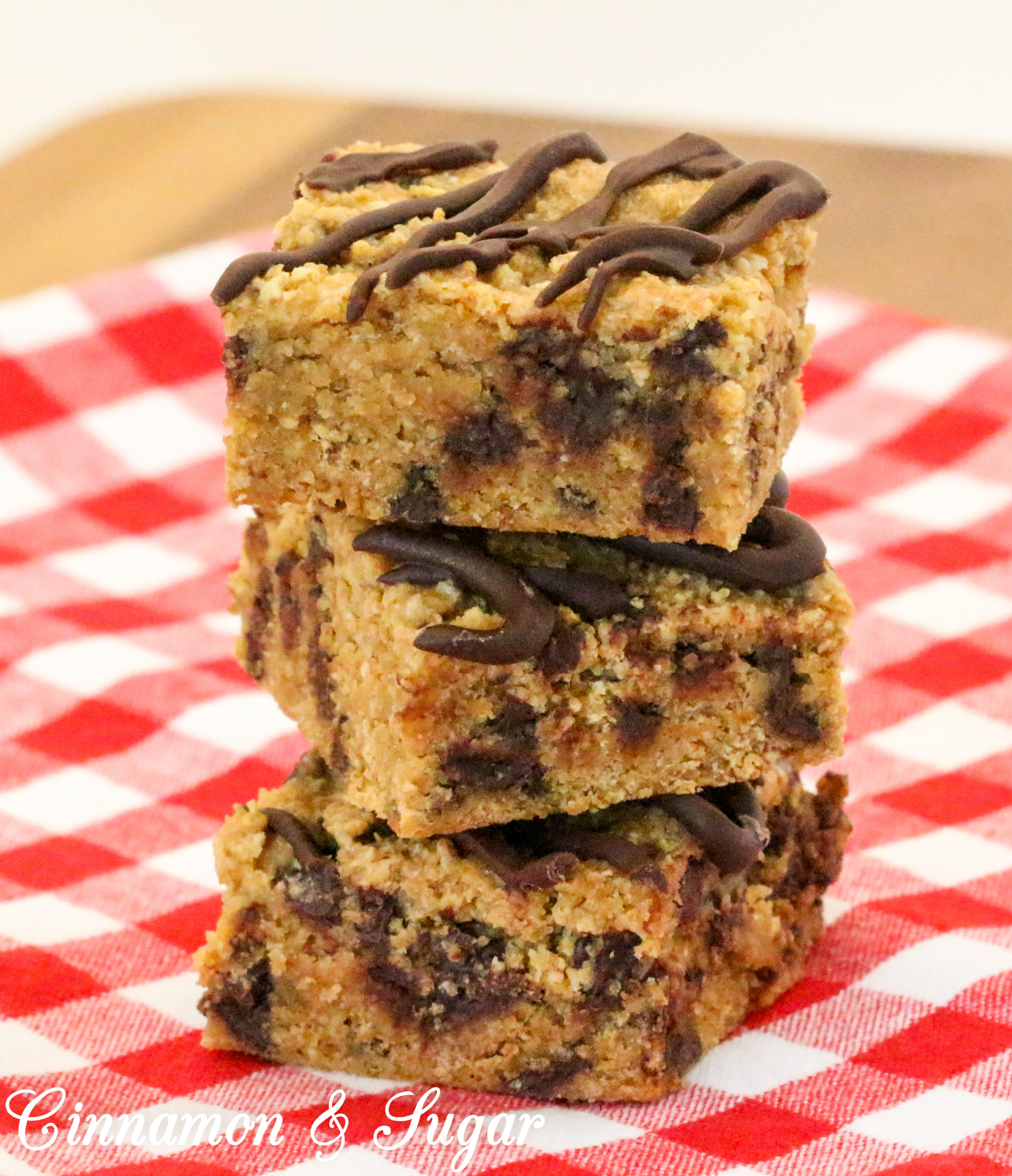 Penn's Surprisingly Simple Chocolate Chip Brownies uses only THREE pantry staple ingredients, yet the results create a delicous, chocolatey treat! Recipe shared with permission granted by Dorothy St. James, author of BONBON WITH THE WIND.