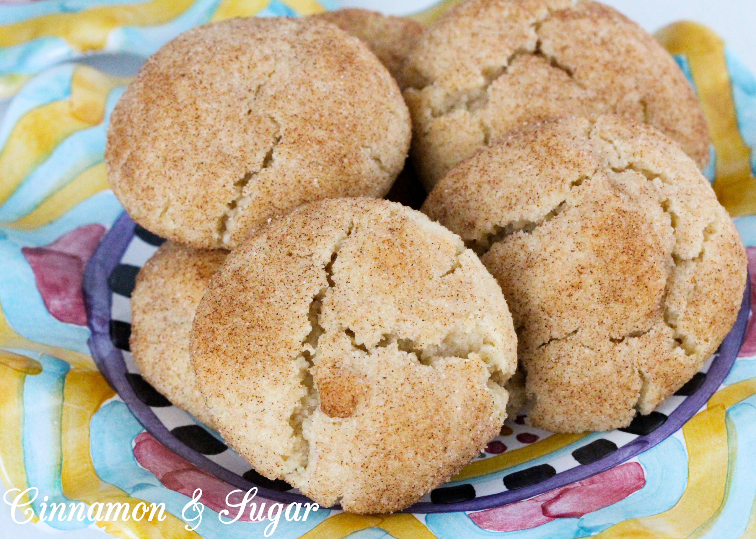 Both gluten-free and dairy-free, Jinx's Gluten-Free Snickerdoodles has just the right amount of cinnamon to add warmth to the soft “buttery” cookie base, while the burst of sugar on the outsides of the cookie melts in your mouth. Recipe shared with permission granted by J.D. Griffo, author of MURDER ON MEMORY LAKE.