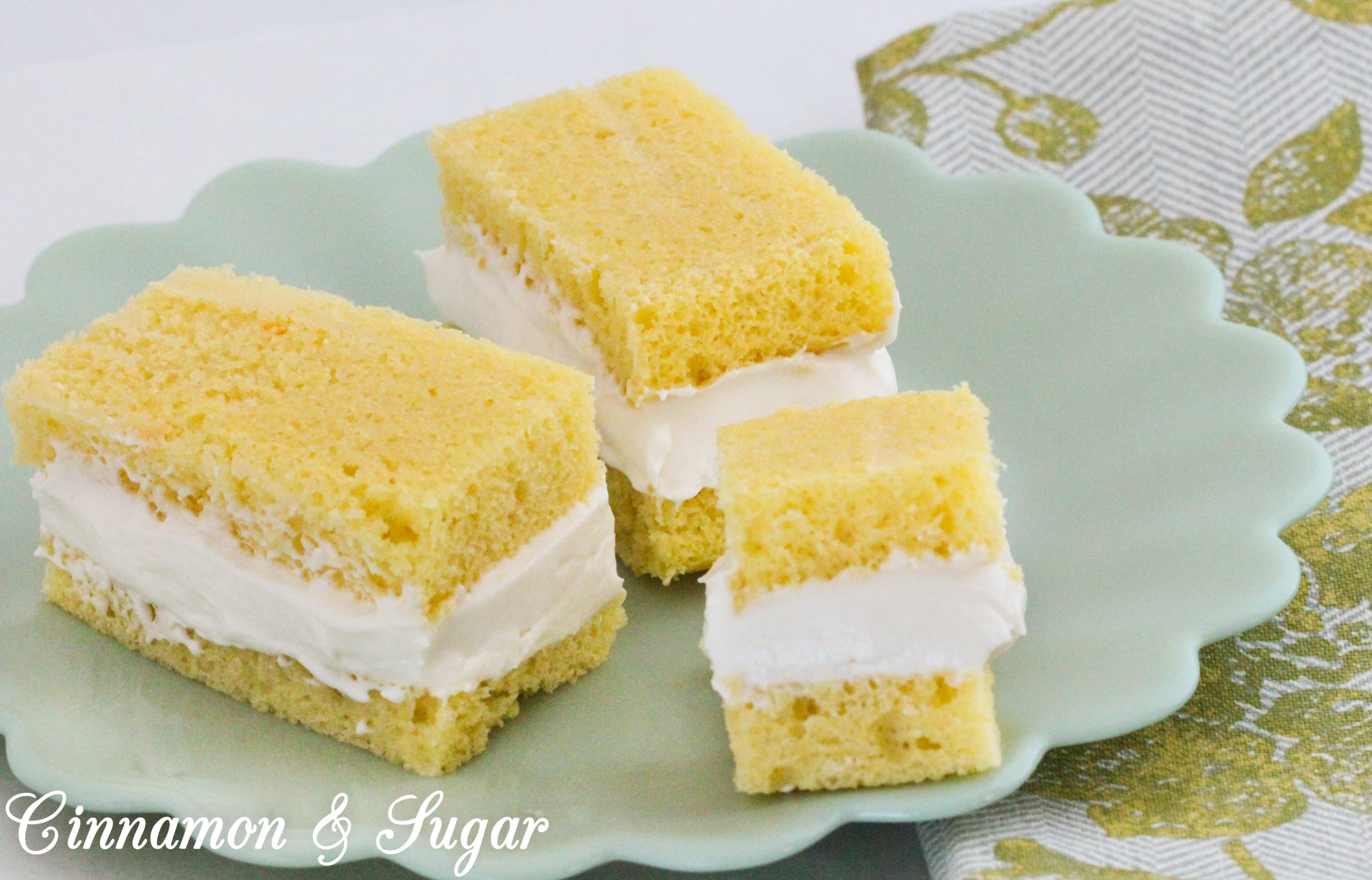 Using convenience products, these Twinkies are tender, golden cakes with a luscious creamy filling! The batch makes plenty to eat several pieces yourself and still have enough to share with family and friends! Recipe shared with permission granted by Kaye George, author of REVENGE IS SWEET.