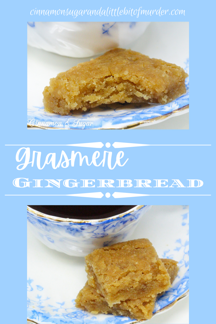 Using only six pantry-staple ingredients, Grasmere Gingerbread is sweet with a slight spicy bite from the crystalized candied ginger. The edges are crunchy and the inside of the bars are slightly chewy – the perfect balance. Recipe shared with permission granted by Maya Corrigan, author of GINGERDEAD MAN.