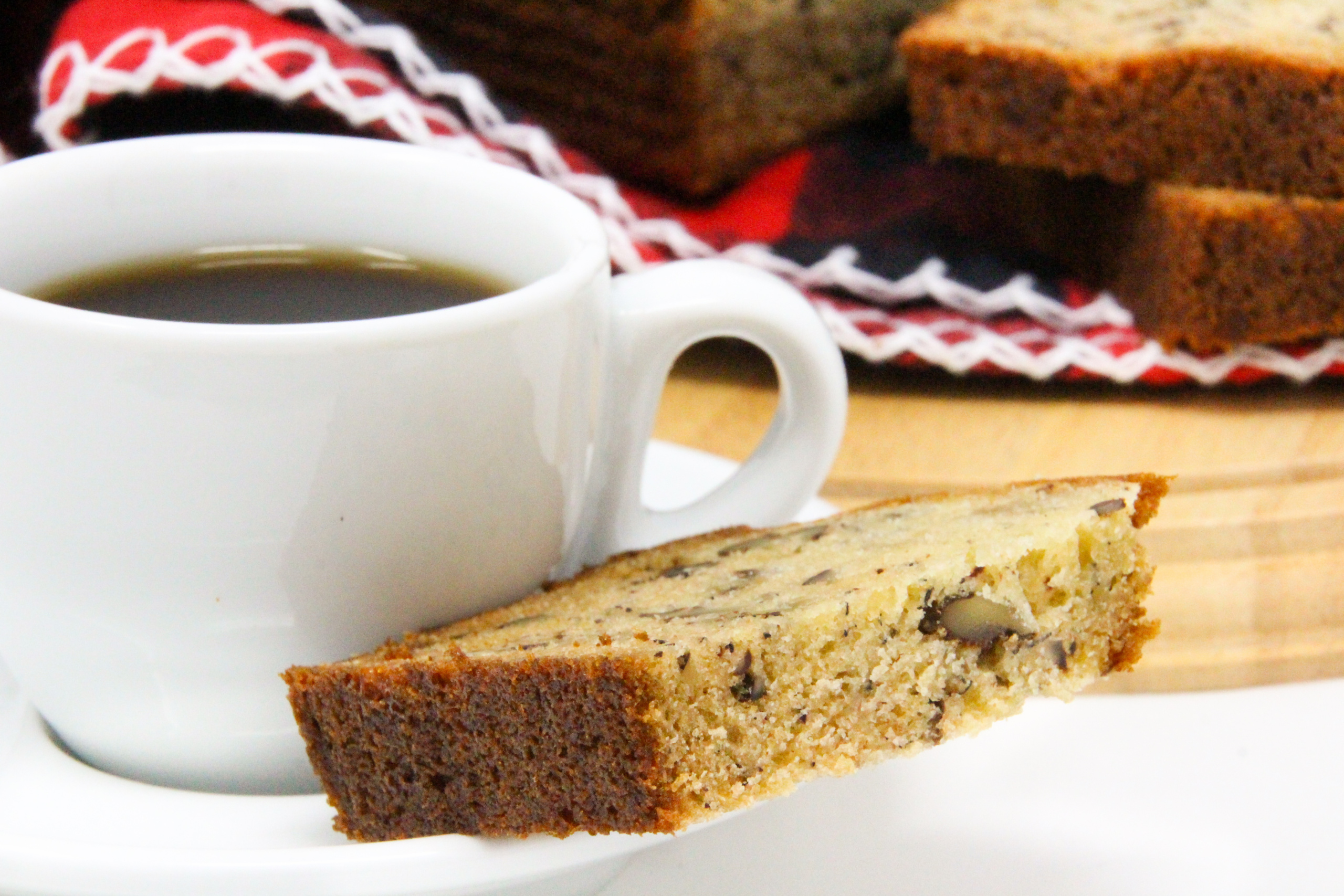 Easy to mix up, this moist sweet banana bread is delicious all on its own or slathered with sweet cream butter. Perfect for breakfast, a snack, or even dessert! Recipe shared with permission granted by Barbara Ross, author of SHUCKED APART.
