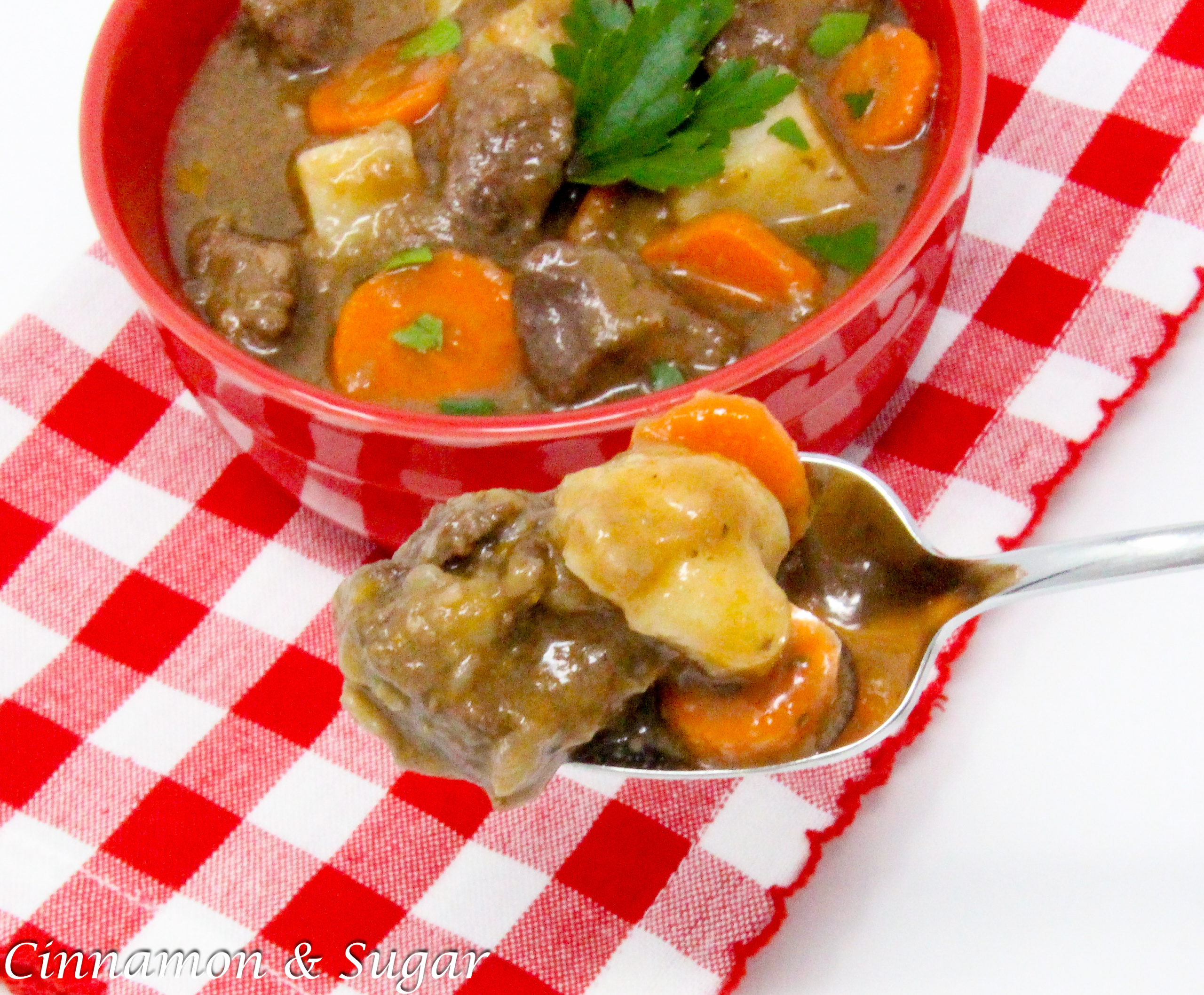 Eoin's Irish Stew is a hearty dish and chock full of flavor. This warming bowl of stew is the perfect dinner for a chilly night or a simple reheat for a filling lunch the next day! Recipe shared with permission granted by Carlene O'Connor, author of MURDER IN AN IRISH BOOKSHOP. 