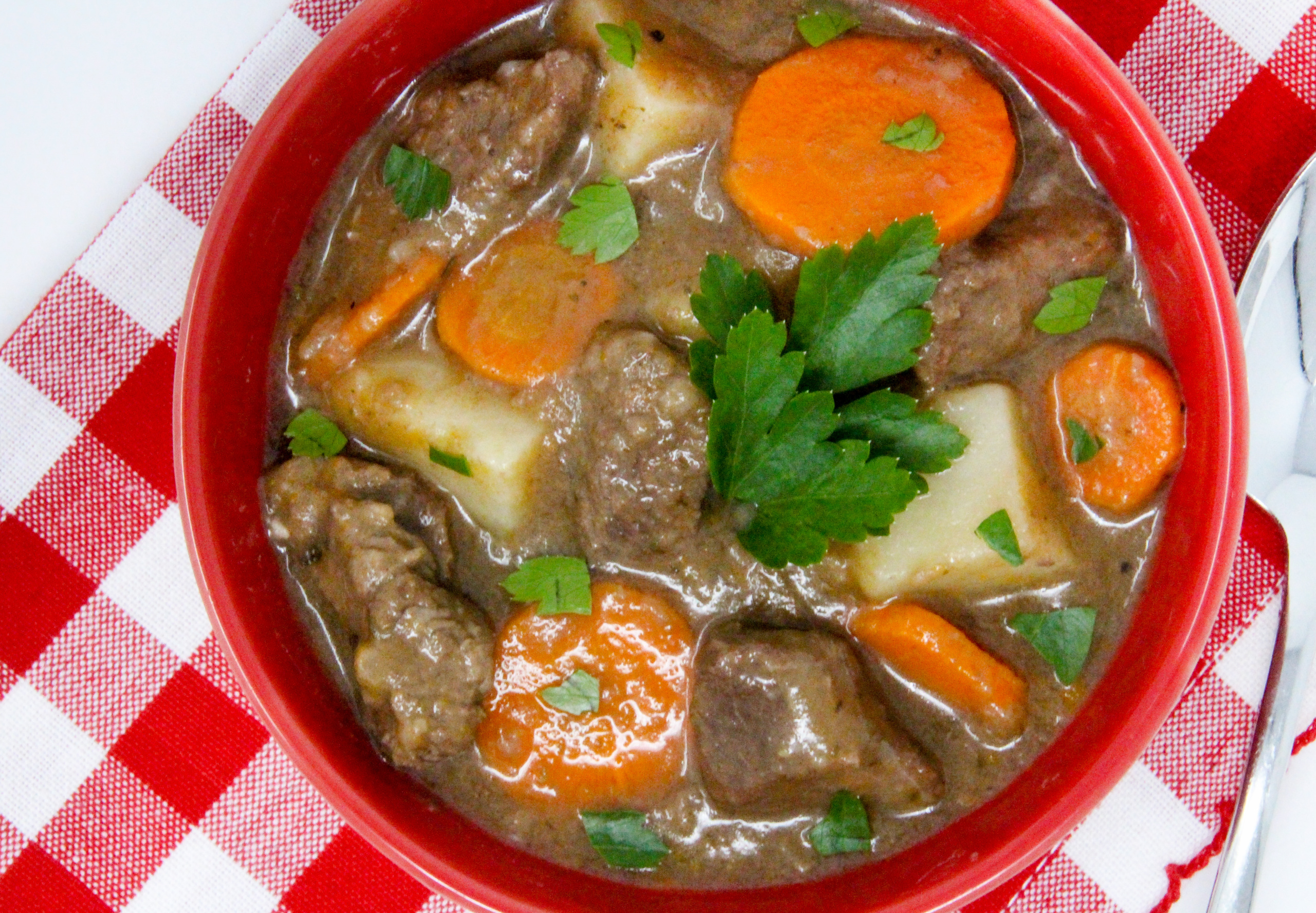 Eoin's Irish Stew is a hearty dish and chock full of flavor. This warming bowl of stew is the perfect dinner for a chilly night or a simple reheat for a filling lunch the next day! Recipe shared with permission granted by Carlene O'Connor, author of MURDER IN AN IRISH BOOKSHOP. 