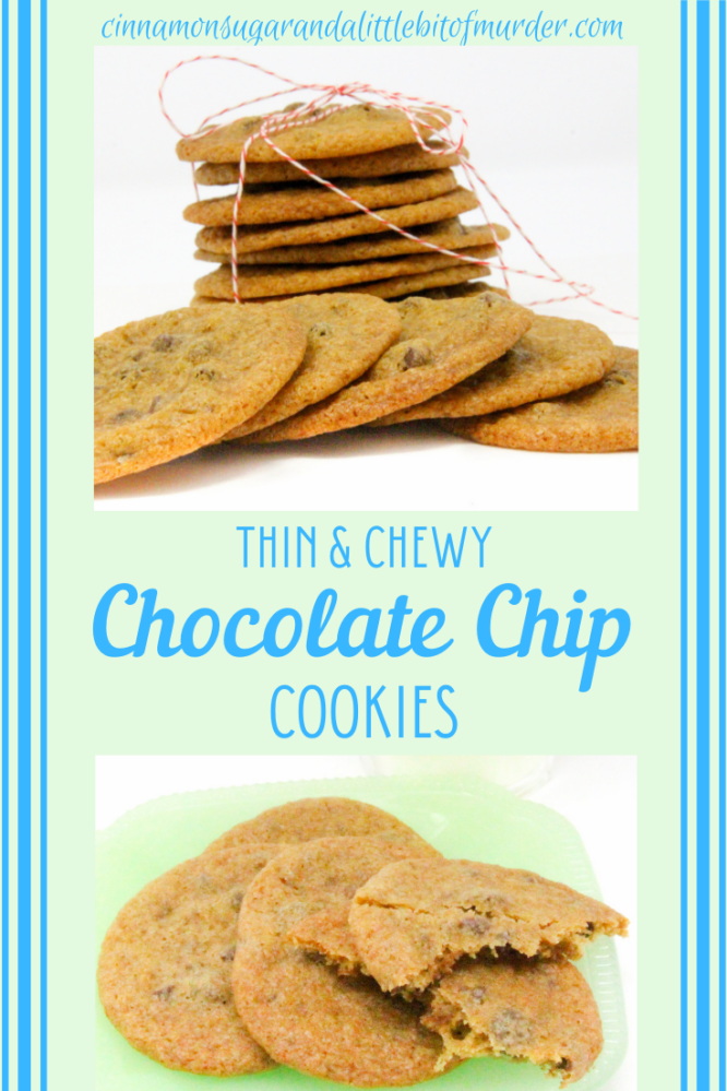 Sam's Thin and Chewy Chocolate Chip Cookies - Cinnamon and Sugar