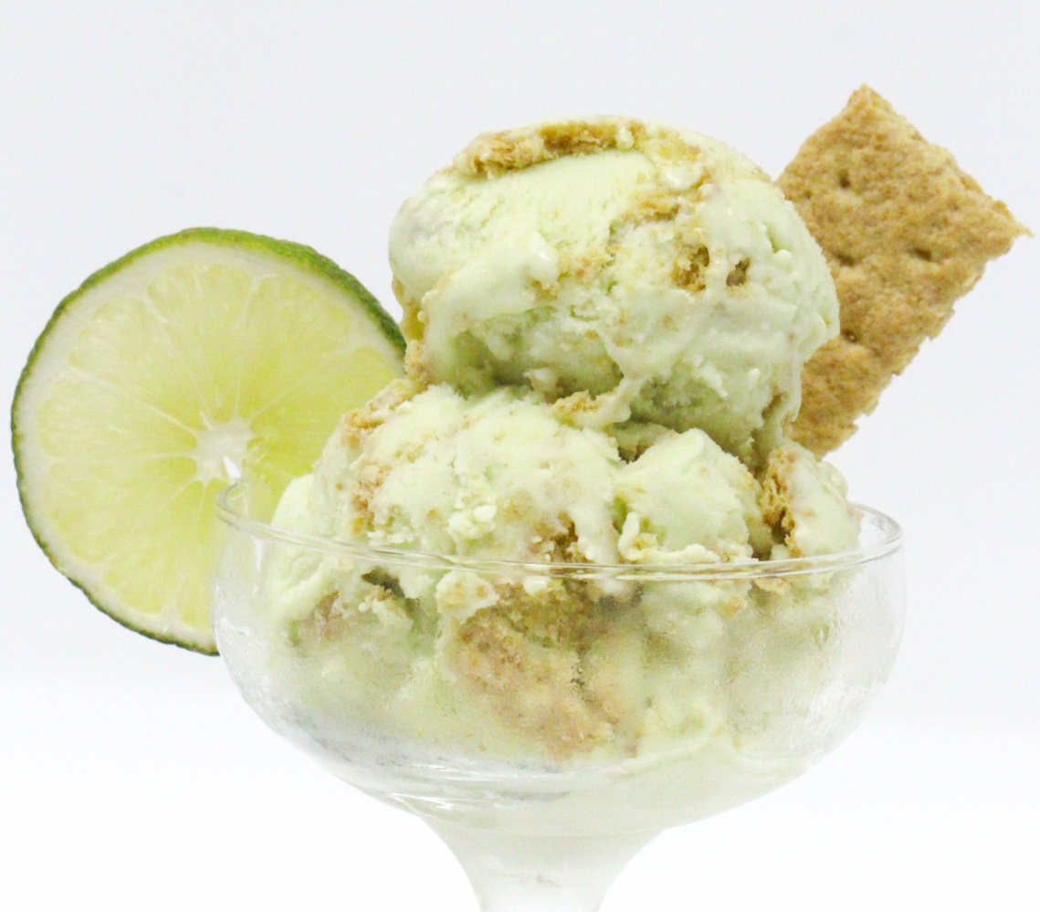 Trinidad's Easy Key Lime Ice Cream Cinnamon and Sugar