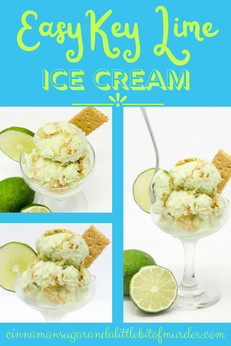 Trinidad’s Easy Key Lime Ice Cream is tangy yet sweet, while the bits of graham crackers add a delicious texture to the creamy custard base. Recipe shared with permission granted by Dana Mentink, author of PINT OF NO RETURN.