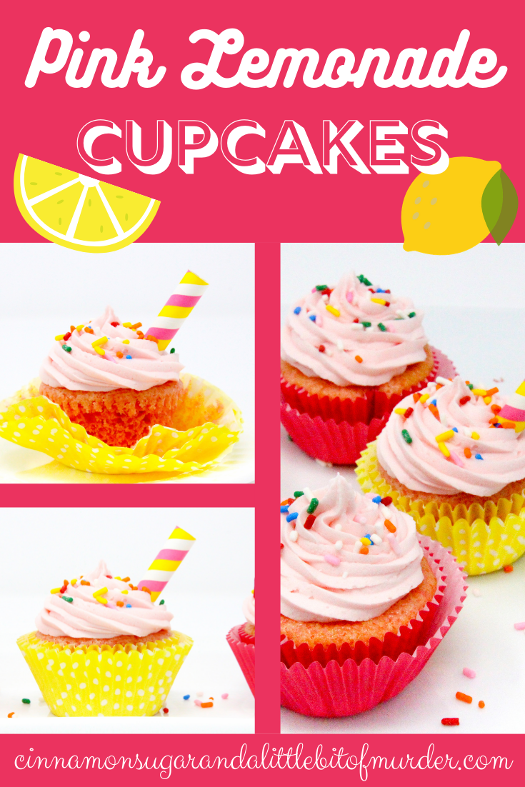 Pink Lemonade Cupcakes starts with the convenience of a boxed mix but with the addition of frozen pink lemonade, the summertime flavor shines in these tasty treats! Recipe from FRAMED AND FROSTED by Kim Davis.