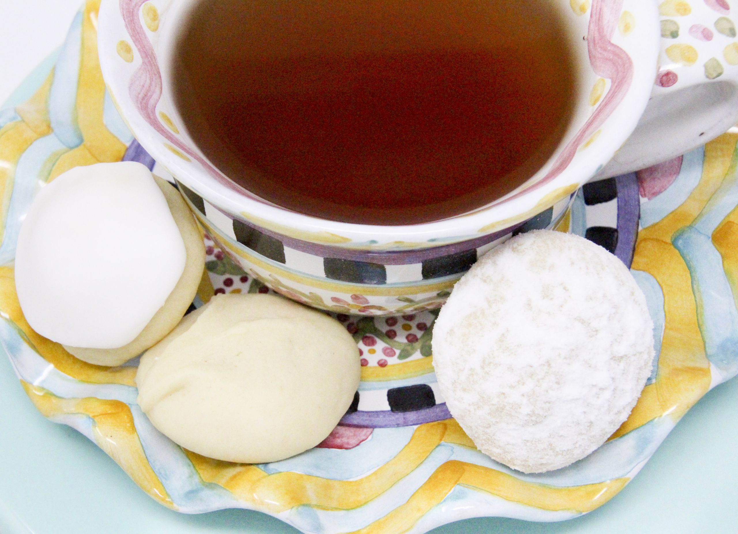 Swan’s Southern Tea Cakes, are delightful traditional cookies served with tea. With only six pantry and refrigerated staples, these mix up quickly and make a large enough batch to share with family and friends. Recipe shared with permission granted by Bree Baker and Poisoned Pen Press, publisher of PARTNERS IN LIME