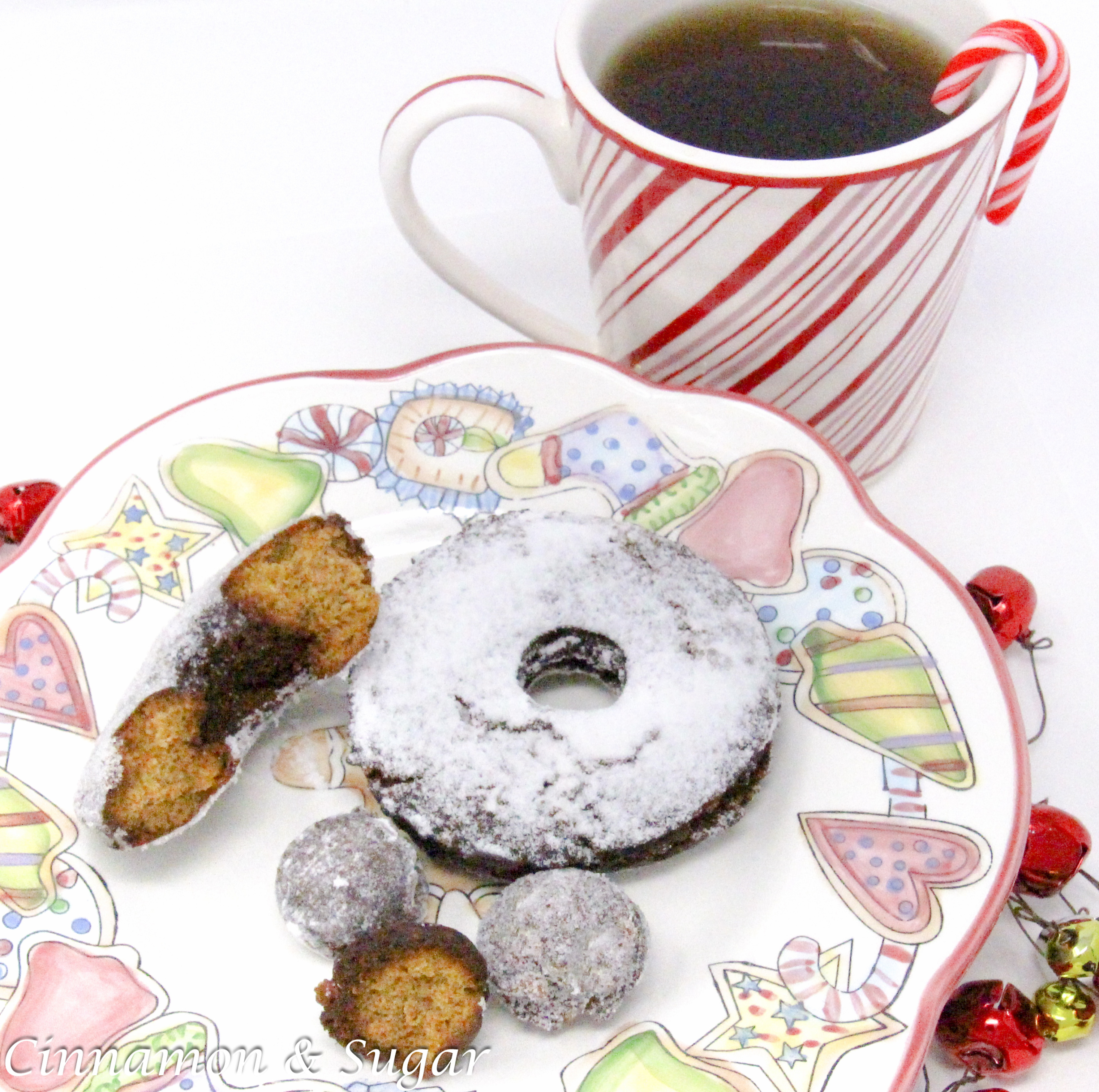 With the usual spices – ginger, cinnamon, nutmeg, and cloves – providing the gingerbread flavor, it's the addition of candied ginger that make these donuts Gingerbread Donuts outstanding. Recipe shared with permission granted by Ginger Bolton, author of DECK THE DONUTS. 