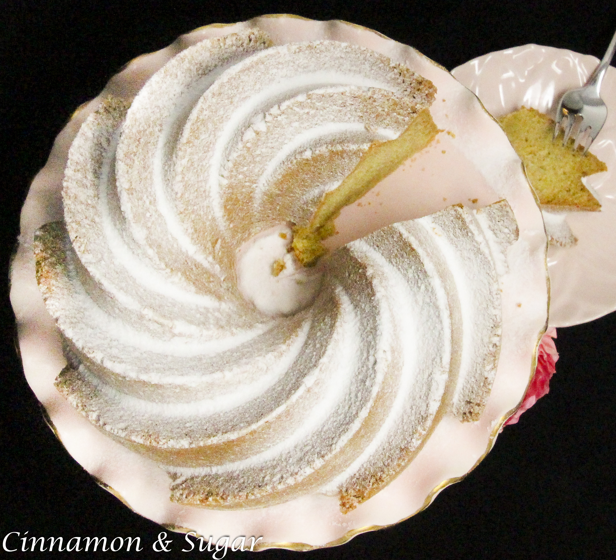 Vegan Saint Fanourios Olive Oil Cake (Fanouropita) is traditionally made in Greece to honor Saint Fanourios, patron saint of lost things. This Bundt cake has a nice moistness thanks to the generous amount of olive oil and a tempting flavor from orange juice, zest, and liqueur. Recipe shared with permission granted by Jenny Kales, author of SLAYED BY SOUVLAKI. 