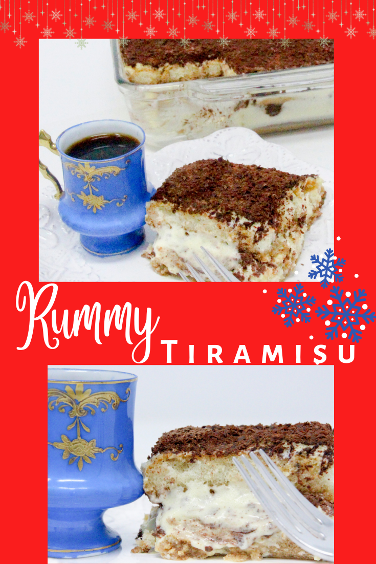 Rich and creamy and oh so delightful, this spirited Rummy Tiramisu will add a festive touch to your holiday dessert table! Recipe shared with permission granted by Maria DiRico, author of IT'S BEGINNING TO LOOK A LOT LIKE MURDER. 