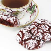 Easy Red Velvet Crinkle Cookies-1-4