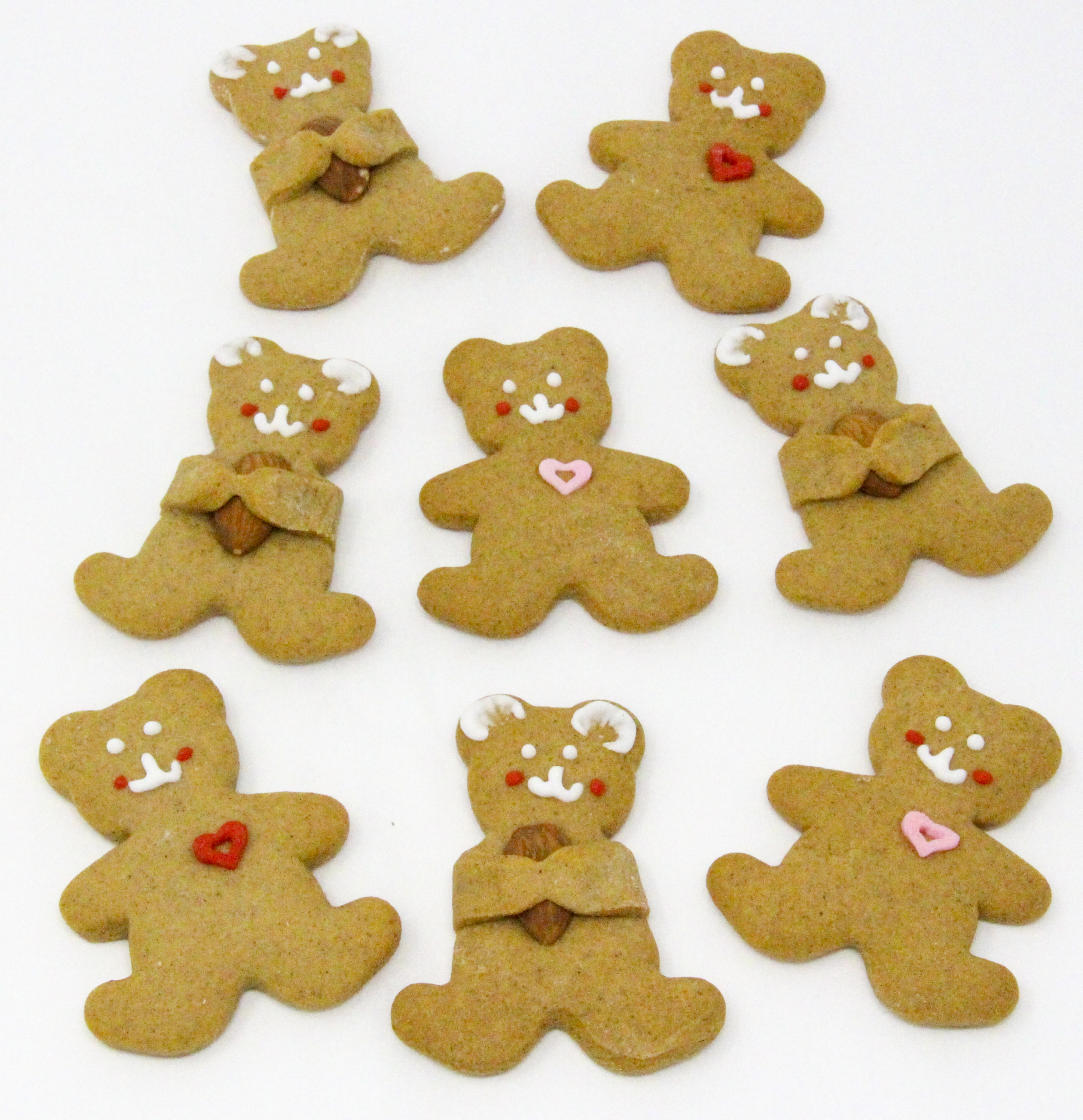 Using your favorite rollout cookie dough (or see my favorite sugar cookie recipe on the blog) these adorable teddy bears almond cookies have hugs to share! Recipe created by Cinnamon & Sugar for Meg Macy, author of Bear A Wee Grudge. 