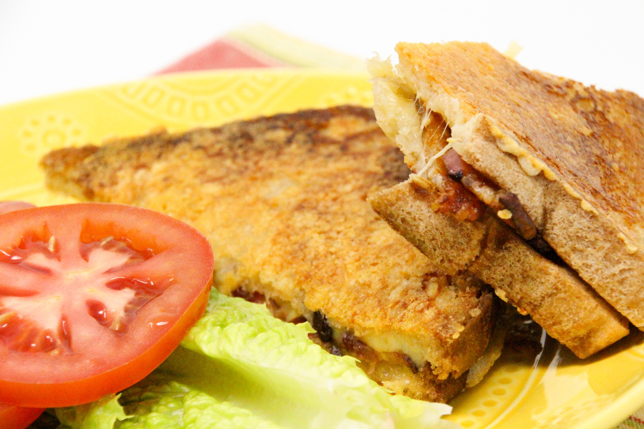 Grown-Up Grilled Cheese Sandwiches with Apple Butter - That Susan