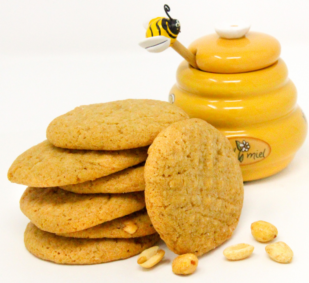 Honey Peanut Butter Cookies Cinnamon and Sugar