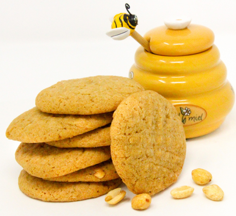 Honey Peanut Butter Cookies Cinnamon and Sugar