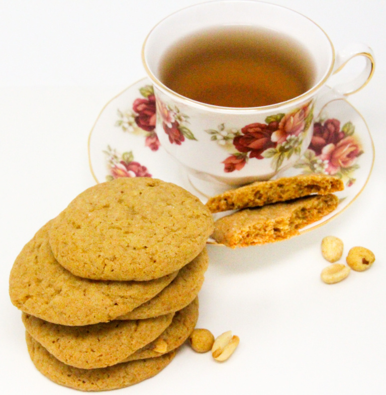 Honey Peanut Butter Cookies Cinnamon and Sugar
