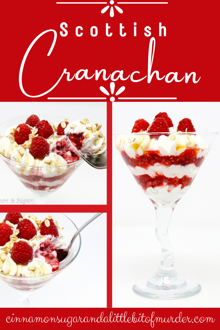 This Americanized version of Cranachan features layers of sweet red raspberries, whiskey imbued whipped cream and toasted oats making it a popular Burns Day dinner dessert! 