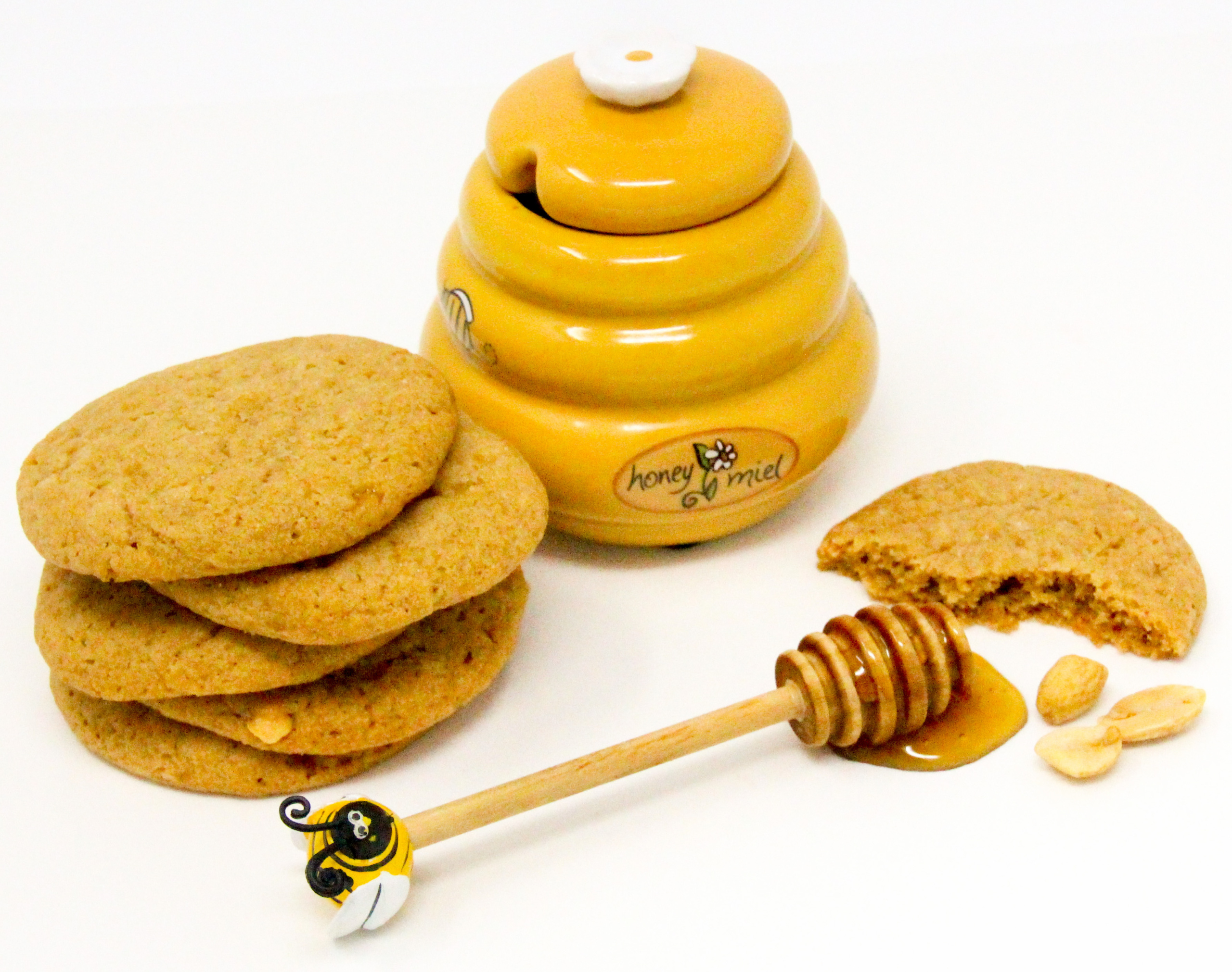 Honey Peanut Butter Cookies Cinnamon and Sugar