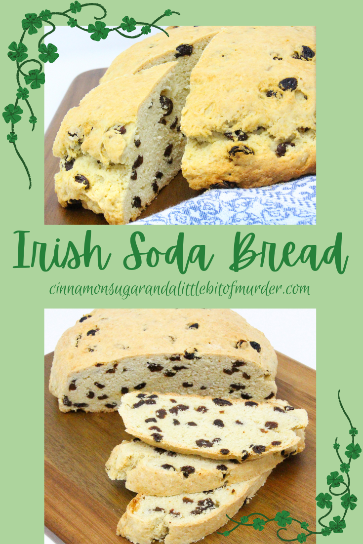 Delicious and easy to make, this Irish Soda Bread comes together quickly using only one-bowl. Toasted and slathered with butter or served with a bowl of soup, this Irish treat is perfect any time of the year. Recipe shared with permission granted by Barbara Ross, author of Irish Coffee Murder. 