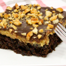 Triple Layer Peanut Butter Brownies-1-3