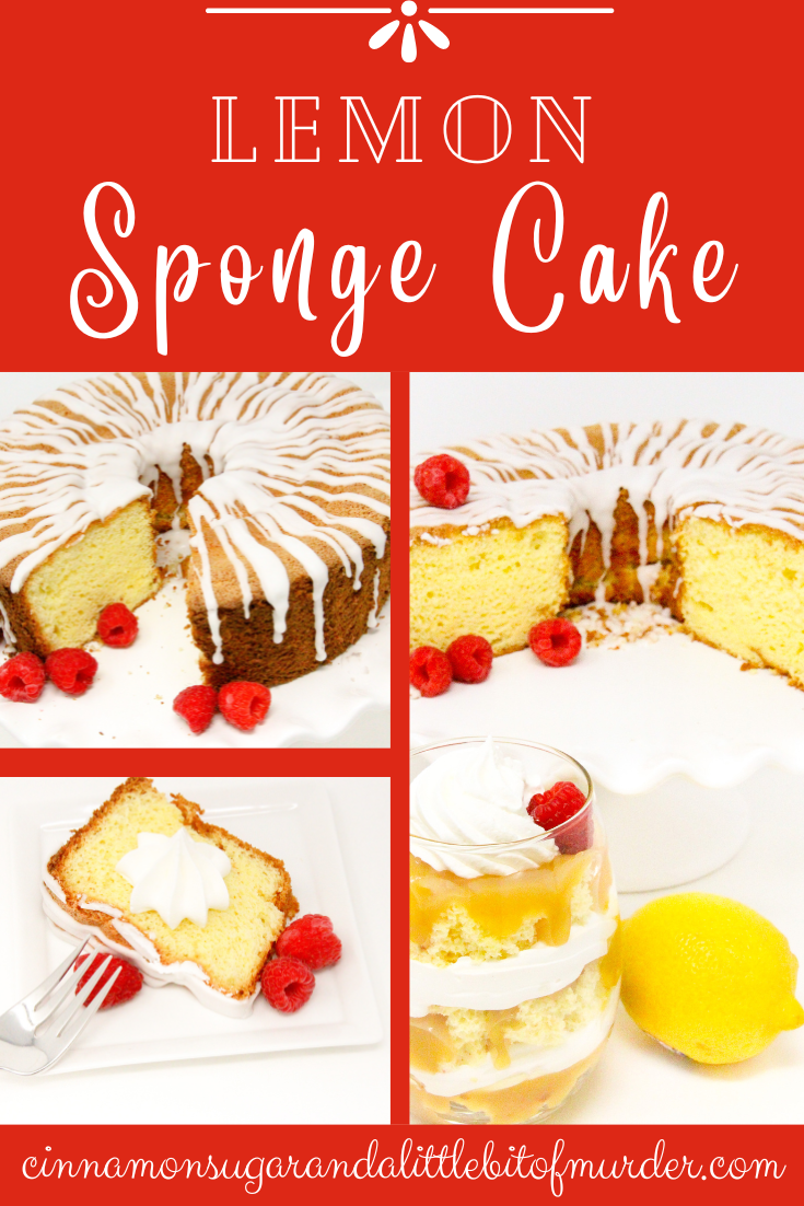 Nero Wolfe's Lemon Sponge Cake is an egg-based cake with the delicate flavor of lemon. Serve with ice cream or whipped cream for a light, refreshing dessert. Recipe shared with permission granted by Maya Corrigan, author of BAKE OFFED. 