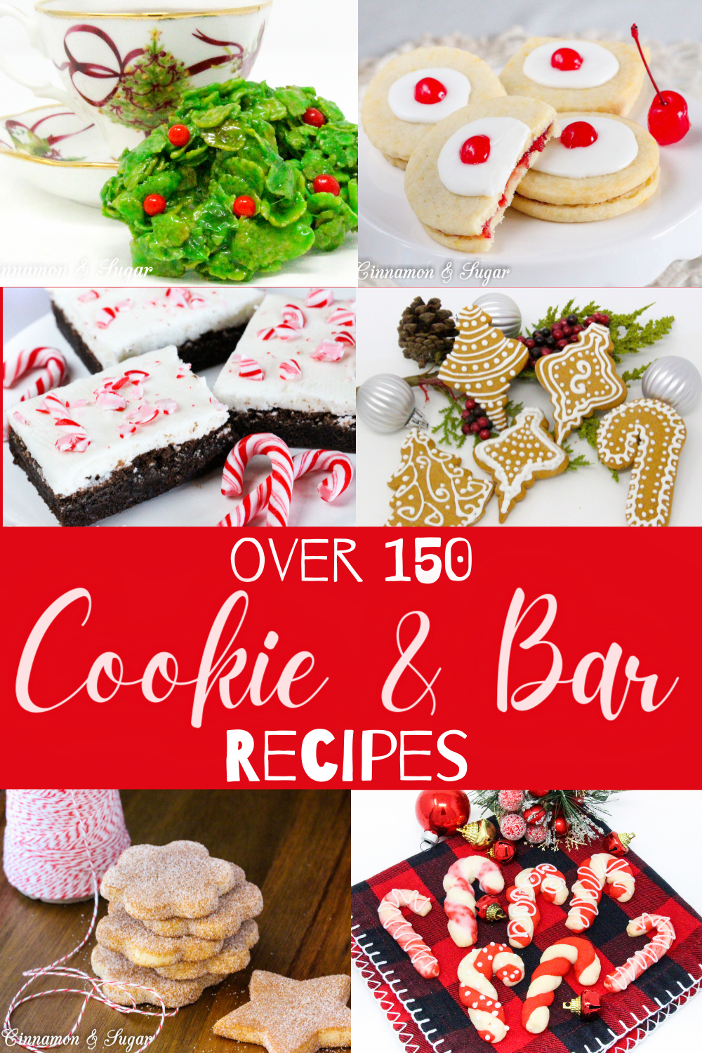 Over 150 Cookie and Bar recipes, including some for your furry friends! 
