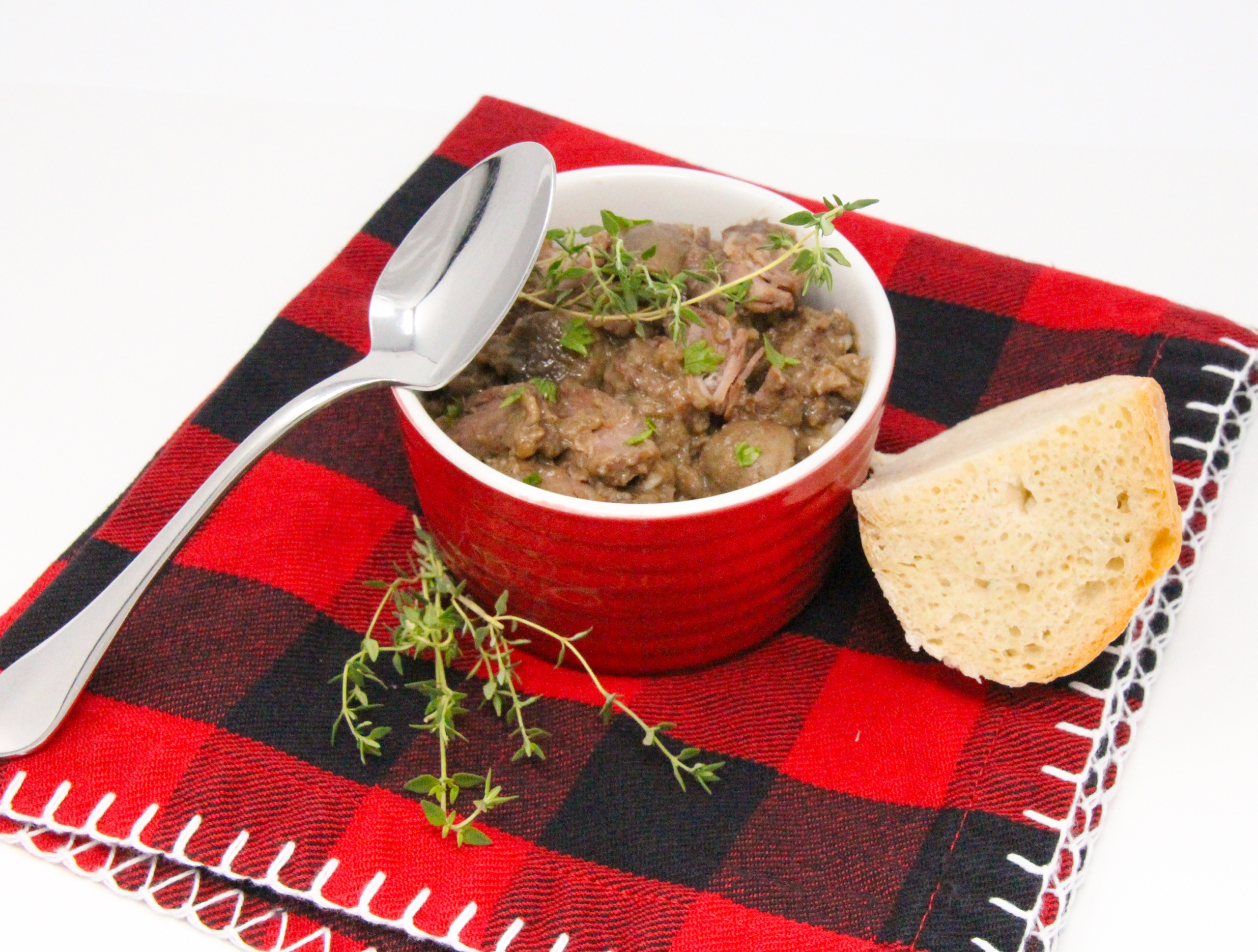 Abe's Irish Steak and Stout Stew is chockful of steak resulting in a hearty dish with meaty, rich flavors. It's pure comfort food for cold, chilly evenings! Recipe shared with permission granted by Maddie Day, author of FOUR LEAF CLEAVER. 