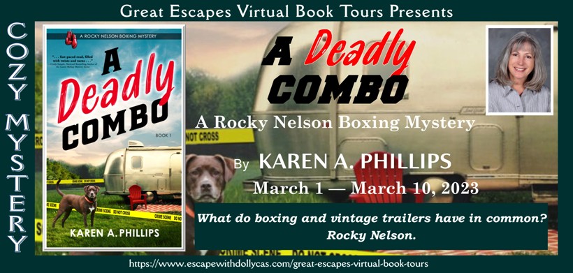 A Deadly Combo by Karen A. Phillips - This debut mystery delivers a one-two punch with its fast-paced plot and characters that make you sit up and take notice! Enter for a chance to win a copy. Contest ends 3/10/23.