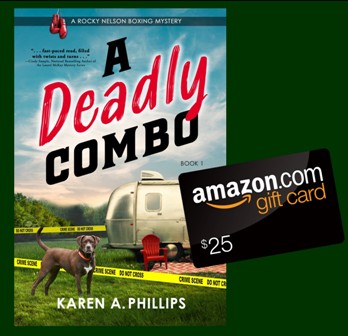 A Deadly Combo by Karen A. Phillips - This debut mystery delivers a one-two punch with its fast-paced plot and characters that make you sit up and take notice! Enter for a chance to win a copy. Contest ends 3/10/23.