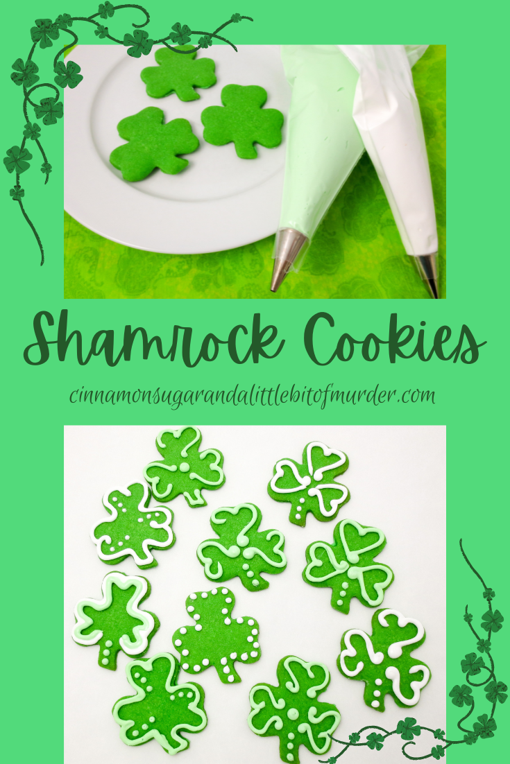 Shamrock cookies are mint-flavored sugar cookies decorated with royal icing (and/or sprinkles) in the quintessential St. Patrick’s Day shape. They are sure to bring a smile and good luck to everyone you share them with! Recipe developed by Cinnamon & Sugar for Deborah Garner, author of A FLAIR FOR SHAMROCKS. 